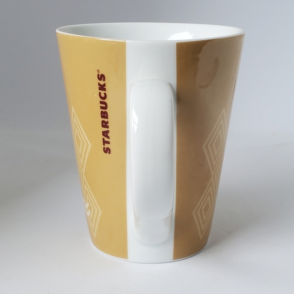 2013 Starbucks Coffee Company Geometric Design Mug 13 fl oz - Picture 5 of 9
